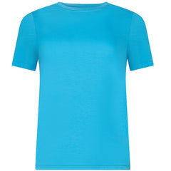 HELENE GALWAS BASIC T-SHIRT „FRANCA“ IN PREMIUM JERSEY IN BLEU the wearness