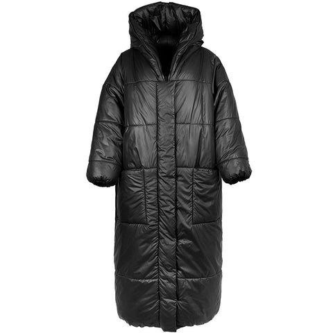 EVALESS Long Jackets for Women Fashion 2023 Winter Coat for Women Business  Casual Diamond Quilted Hooded Lightweight Jackets