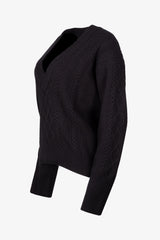 STUDIO 163 Sweater, schwarz, fair, nachhaltig