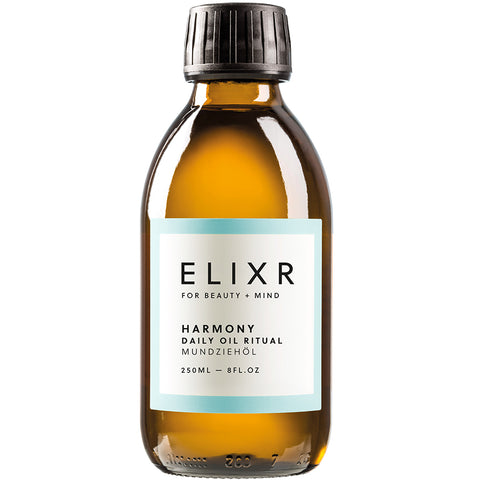 ELIXR Zahnöl Ritual, Mit Grapefruit- und Pfefferminzöl, für einen angenehmen Geschmack im Mund, integrierte Wirkung der Aromatherapie, reines Naturprodukt mit Bio-Ölen, Keine Zusatzstoffe, Aromen oder Farbstoffe  Nachhaltige Braunglasflasche 