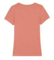 REER3 Statement T-Shirt, Apricot, Damen shirts, Oberteile, Kurzärmliges Shirt, Tops, Sustainable Fashion, Fair trade clothing, Eco-friendly, Fair, Made in Europe, Organic cotton, Recycled, Vegan, Female Empowerment, Homewear, Streetwear - Shop now - the wearness online shop - ETHICAL LUXURY FASHION