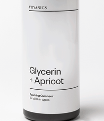 Glycerin + Apricot Foaming Cleanser - Voyanics