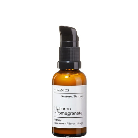 VOYANICS Hyaluron and pomegranate serum to treat discolorations, fine line, wrinkles, sun damage and enlarged pores, Anti-Aging Gesichtsserum, Nachhaltige Naturkosmetik, Vegane Pflegeprodukte, Eco-friendly, Fair trade, Sustainable and organic beauty products, Made in Europe - Shop now - the wearness online-shop - SUSTAINABLE & ETHICAL LUXURY FASHION