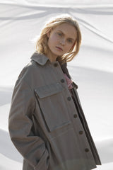 MAY BERNARDI Oversized Denim-jacket für Damen, made in Europe, fair, organic, eco-friendly - the wearness online-shop 