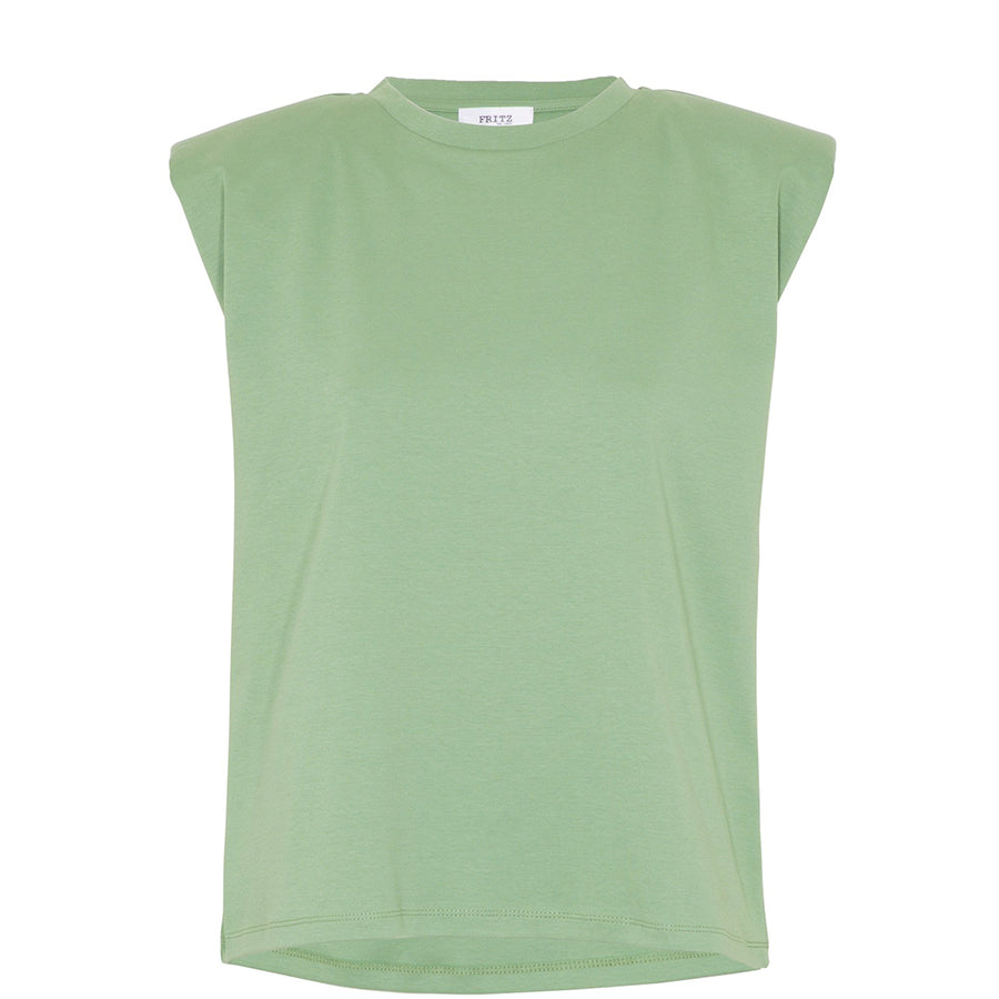 FRITZ THE LABEL Shirt mit Pad-Silhouette, grün, bio, nachhaltig, fair