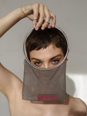 SASKIA DIEZ: Handtasche aus Edelstahl für Damen, fair, handmade, made in europe, women empowerment - the weariness online-shop 