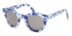 VIU EYEWEAR Sonnenbrille mit indigo blau gemustertem Rahmen, UV-Schutz, Sunglasses, Eyewear, Accessoires, Made in Europe, fair, fair trade, handmade, handcrafted - FAIR & SUSTAINABLE LUXURY FASHION - Shop now - the wearness online-shop 
