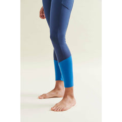 WELLICIOUS Blau Yoga Leggings, Color blocking, Nachhaltig, Fair